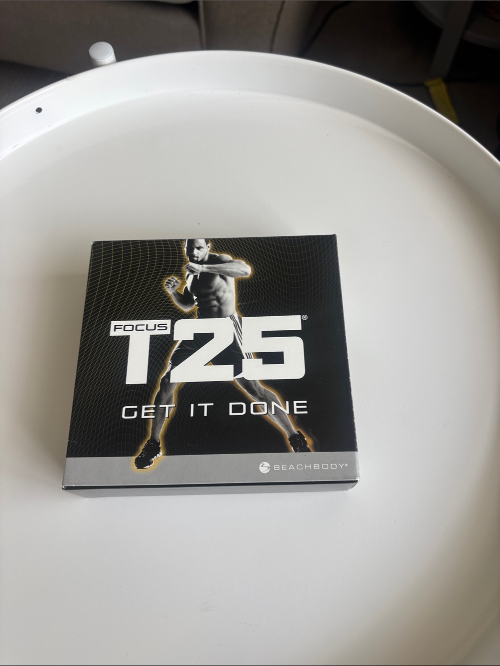 Beachbody Focus T25 Workout DVD Set - Black & Silver Accents